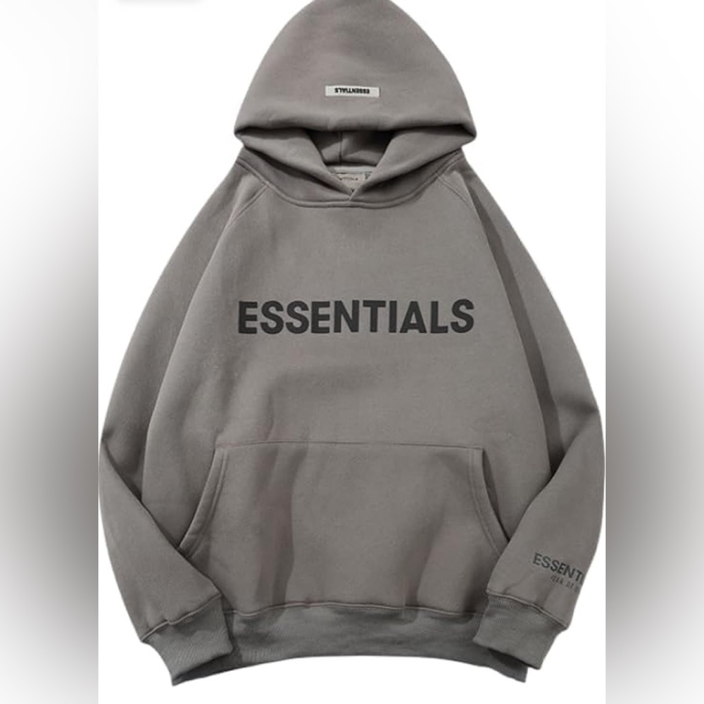 Gray Essentials Hoodie